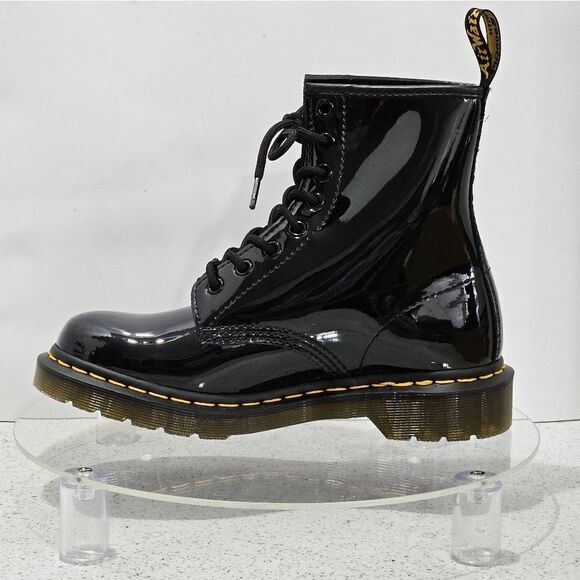 🥾Doc Martens, genuine leather with patent gloss coating. NIB, Size 7. - Picture 4 of 12